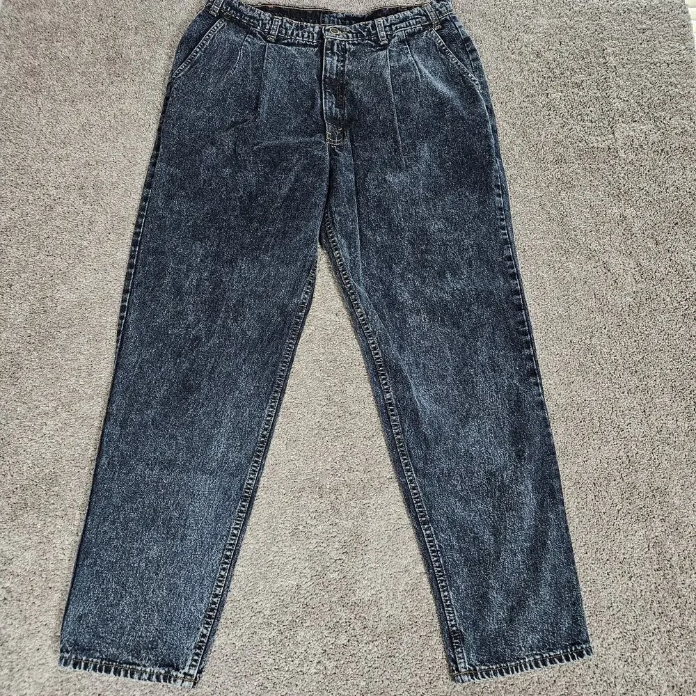 Vtg Levis SilverTab 828 Jeans Men's 33X31 (Tag 36X32) Blue Pleated Tapered